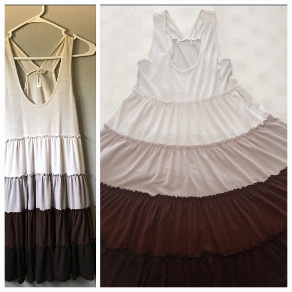 ☀️Casual and Comfy Feathers Summer Dress